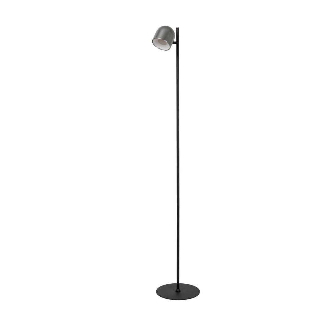Lucide Oplaadbare vloerlampSkanska Rech metaalgrijs - 03749/03/15